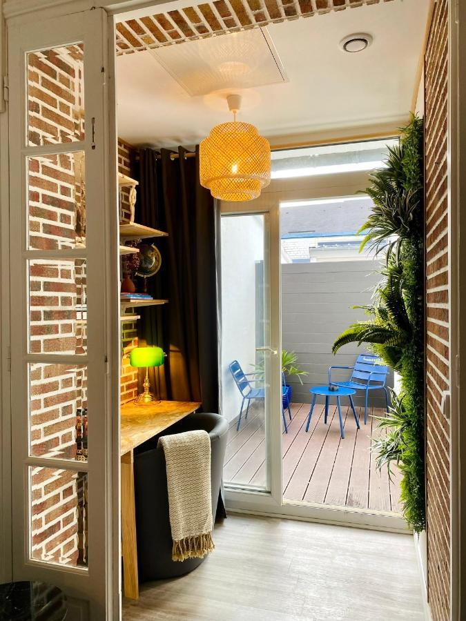 Escale Boheme - Terrasse En Centre-Ville - Gare Amiens Luaran gambar